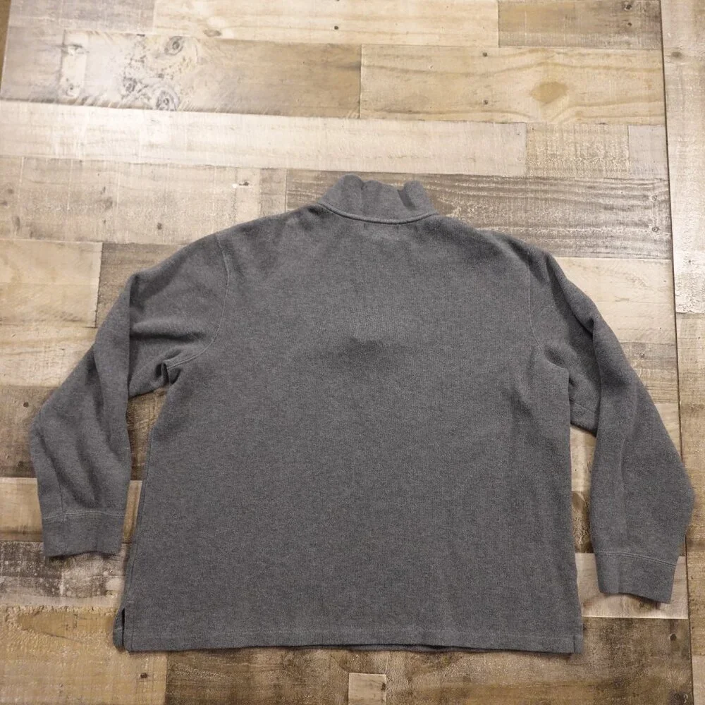 Polo by Ralph Lauren 1/4 Zip Pullover Sweater –‎ Men’s XXL Heather Gray